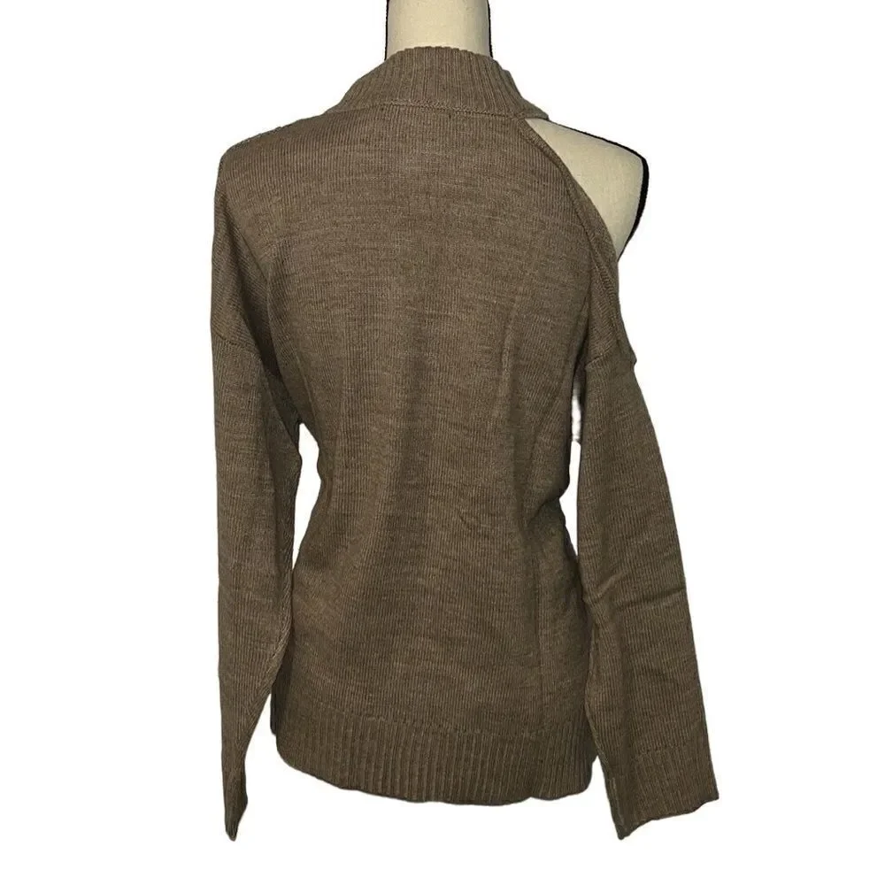 NY&Co Cable-Knit Cut-Out Pullover Sweater
